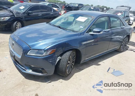 2018 Lincoln Continental Select из США, поврежденный, VIN 1LN6L9SK0J5601557
